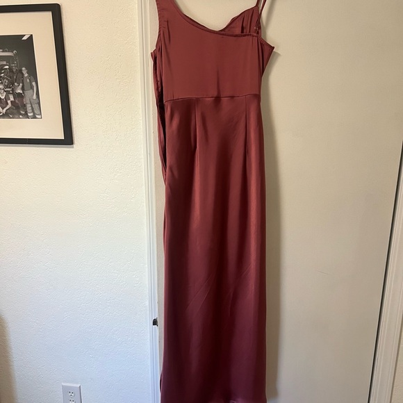 Pink satin midi dress!!! - Picture 4 of 4